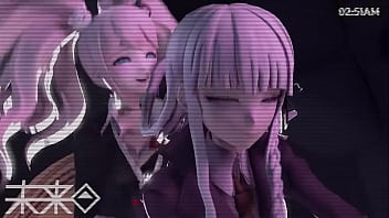 Preview 2 of Brazil Mon And Son Xxx - Danganronpa Junko x kirigiri The Ultimate sexy slut