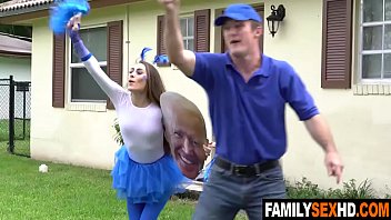 Preview 1 of Mia Khalifa Cxc - Stepad and stepdaughter election foursome