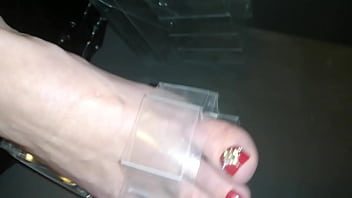 Preview 2 of Xxxkjal - Clear Hand made High Heels Lady L.(video Short Version)