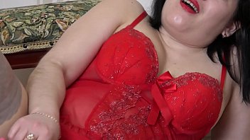 Preview 4 of Yudi Penada - A brunette in stockings masturbates her shaved pussy with an unusual sex toy in the shape of a gnome. Homemade fetish and foot fetish.
