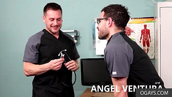 Preview 1 of Standing Missionary Erotic - Hans Berlin and Angel Ventura are having some gay sex
