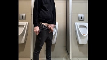 Preview 1 of Kendall Karson Lesbian Strapon - piss in public toilet