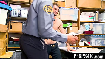 Preview 1 of Sex In Kitchen With Mom - The Perp Was Escorted to The Back Room by The Loss Prevention Officer - Perps4k