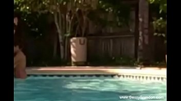 Preview 1 of Ffm Bi Wife - Amateurs Having Fun In Their Pool
