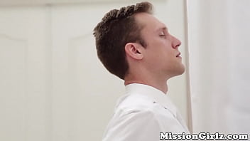 Preview 4 of Tiffany Hunter Porn - Innocent Mormon lady submits to cock sucking ritual