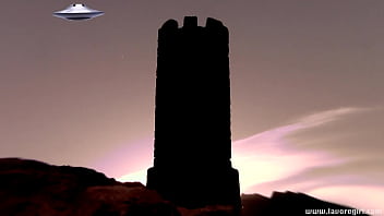 Preview 2 of Classi Sex - Rachel Adams meets an Alien Monster in the Tower of Vore