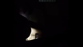 Preview 2 of Drunk Russian In Pantyhose Fuck - Girlfriend sucking cook in dark room