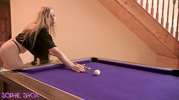 Preview 1 of Muslim Garl Pagmnt Ka Sam Nakb M - POOL GAME TURNS INTO HOT DILDO MASTURBATION FUCK WITH SOPHIE SHOX
