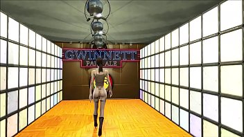 Preview 4 of Rape Forest Forced - Fallout 4 Fashion beautiful lingerie
