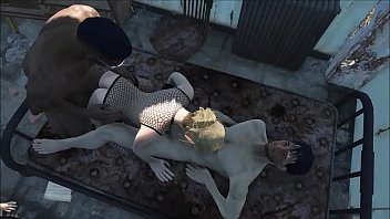 Preview 2 of Pakistani Acter Xxx Video Hiroen - Fallout 4 Katsu Threesome
