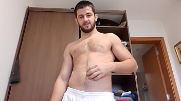 Preview 3 of Balveer And Mehar Sex Video - Come meet a real straight alpha male - muscle flexing