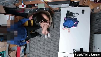 Preview 2 of Allxxxx Video - Officer Fucked Shoplifting Teen&#039_s Mouth - Taylor May