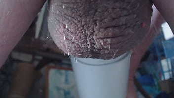 Preview 2 of Family Stocking Com - Close up cum in shed