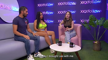 Preview 3 of Mimi Sloan - Lalucero Latin BBW MILF destroys a cock while sitting in XXXfollow Sessions #6 Podcast Dani Ortiz