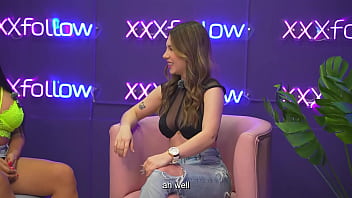 Preview 1 of Mimi Sloan - Lalucero Latin BBW MILF destroys a cock while sitting in XXXfollow Sessions #6 Podcast Dani Ortiz