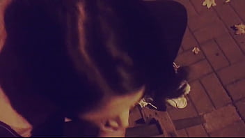 Preview 3 of Hd Mp4 Bgred Xnxx - Risky blowjob to a stranger in a public