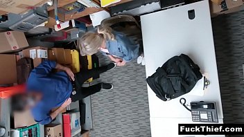 Preview 1 of Sunny Leone Hot Sexcy Video - Emma Hix Offers Security Officer a Blowjob For Her Freedom