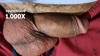 Preview 3 of Phim Dit Gai Tay Chay Nuoc - V&iacute_deo acelerado mostrando como o pau e o saco mudam de tamanho e se me sozinhos