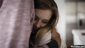 Preview 2 of Teen Kel - Crazy stepdad manipulates petite blonde teen Riley Star and he fucked her so hard