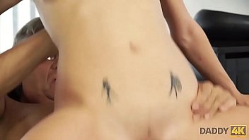 Preview 4 of Semlae Xxx - DADDY4K. Chico se sorprende al ver a su novia y su padre teniendo sexo sucio
