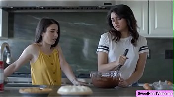 Preview 1 of Granny Anal Cum - Horny Babes does a mess on the kitchen