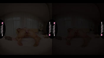 Preview 4 of Hq Porn Hot Sex Jav Free Bitck - Solo cock teaser,  Angel Piaff is masturbating,  in VR