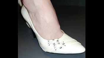 Preview 2 of Www Kashmir Xxvideoscom - Lady L Sexy White Shoes.(video Short Version)