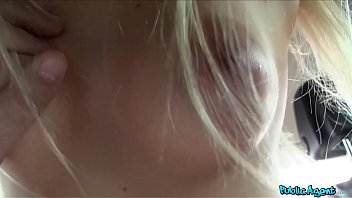 Preview 3 of Di Lara K - Public Agent Cute Blonde Gets her Tight Shaven Pussy Slammed
