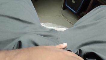 Preview 1 of Red Rube - Boy Masterbating alone at home. Sperm out on desk. Overlaod dick.