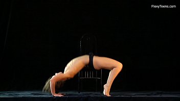 Preview 3 of Sister Brother Xxx Bedroom - Nude flexible teen babe Kim Nadara spreading legs
