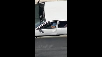 Preview 1 of Girl Sex My Brother - Caught jerking off inside his car lockdown Athens