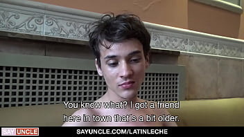 Preview 2 of Vvv Xxxc - Latin boy&rsquo_s cute qualities get him recruited to meet up with dominant macho