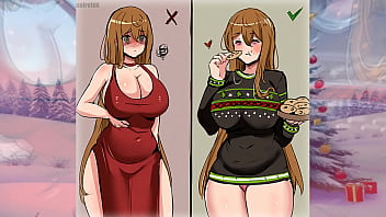 Preview 2 of Cute Squirts - Compilation Cristmas Rule 34