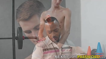 Preview 2 of Fackjapan Com - Coach Dillion Diaz fucked the puckering hole of Carter DelRay after getting a sloppy blowjob