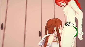 Preview 1 of Terry Vandoll - SAO Hentai - Yuuki Asune gets fucked by lesbian strapon.