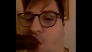 Preview 4 of Cxc Bp Video - Deepthroat to the fake Big Black Cock