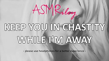 Preview 2 of Kzlar Ok Amck - EroticAudio - Keep You In Chastity While I&#039_m Away,  Cock Cage,  Femdom -ASMRiley