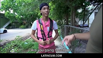 Preview 1 of Naughty Gorgeous - Skinny Black Latino Twink Boy Diego Fucked By Latino Cub Dante Drackis For Cash