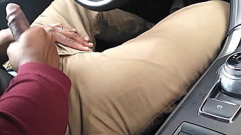Preview 2 of Www Pron Movie Girls - jerking with buddy in car 2