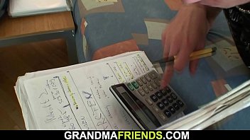 Preview 1 of Pushto Afghan Girls Sixy Boys - Two buddy share very old blonde grandmother
