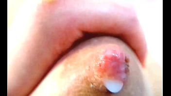 Preview 2 of Born Baby Birth - closeup milking nipple