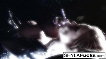 Preview 2 of Luna Real Latina - Sexy Shyla Stylez&#039_s Smoking Fetish