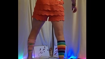 Preview 2 of Norwayn Riyal - Hot cosplayer shakes his ass for you