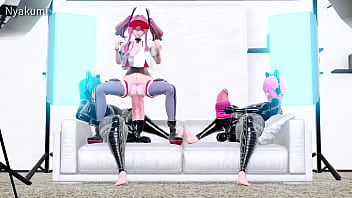 Preview 2 of Agree A Girl - Futa Bass Kick Remix HD