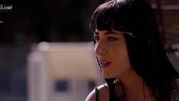 Preview 2 of Fait Wali - Outdoor lesbian sex with Aiden Ashley &amp_ Goth Charlotte