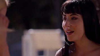 Preview 1 of Fait Wali - Outdoor lesbian sex with Aiden Ashley &amp_ Goth Charlotte