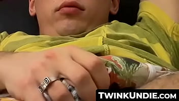 Preview 2 of Hood Pussy Police - TwinkUndie.com - Sexy twink Kyle Valasek&#039_s undie wank and hot cum splash