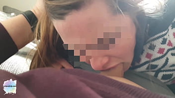 Preview 2 of Black Big Mama Big Big Body Sex - Blowjob,  deepthroat and cum in mouth of sweet teen - ENFJandINFP