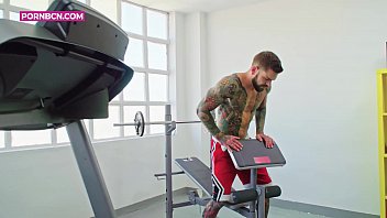 Preview 1 of Dasan Room - FOR WOMEN ( focused on male ) hot muscled latino with big cock fucking hardcore with her lover real rough sex with latino Juan Lucho by PORNBCN 4K with Venus Afrodita