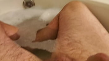 Preview 2 of Lesbian Mustrubuting - Bathing and stroking
